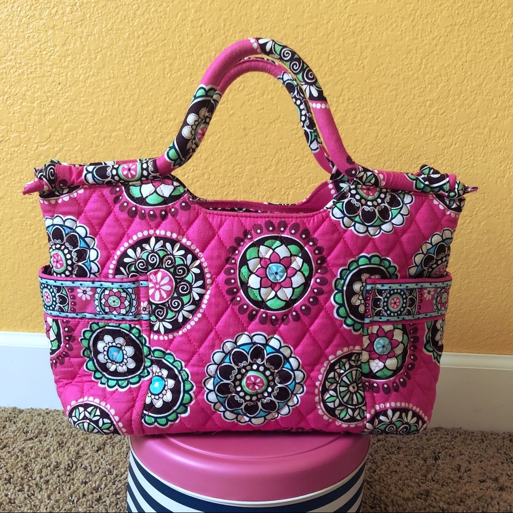 Vera Bradley, Gabby Purse in Cupcakes Pink